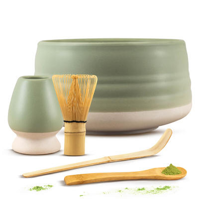 Zestaw akcesoriów do parzenia herbaty matcha
