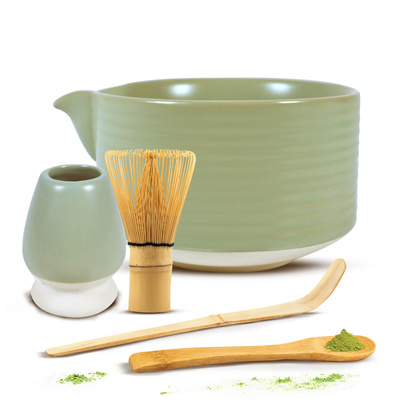 Zestaw akcesoriów do parzenia herbaty matcha