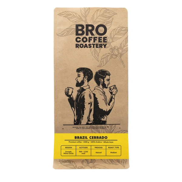 Zestaw kawa Bro Coffee Roastery Brazil Samba + Brazil Cerrado 2x1kg (2kg)