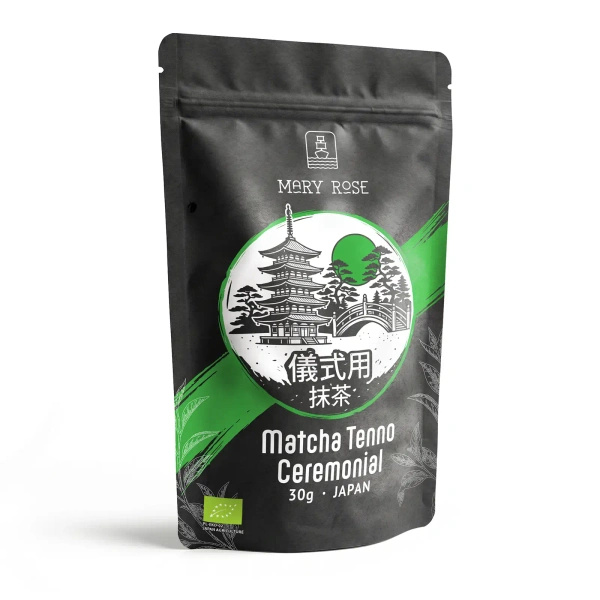 Mary Rose – Japońska Herbata Zielona Matcha Tenno (BIO) Ceremonialna 30 g