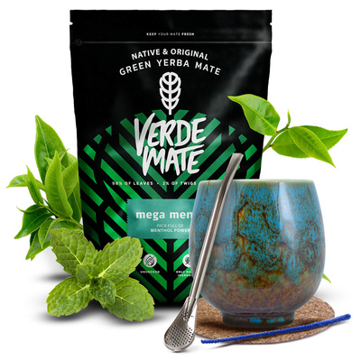 Zestaw Yerba Mate Verde Mate 500g 0,5kg Matero + Bombilla