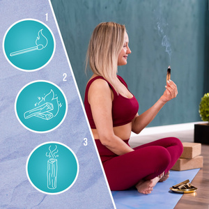 2 x Szałwia biała rolka + Palo santo 200g zestaw