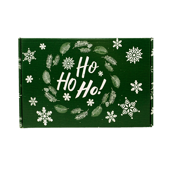 Świąteczne opakowanie prezentowe na yerba mate – zielone