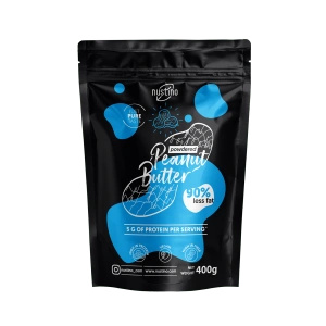 Zestaw prezentowy masło orzechowe w proszku Nustino: Pure + Czekolada + Pistacja & Czekolada 3x400g