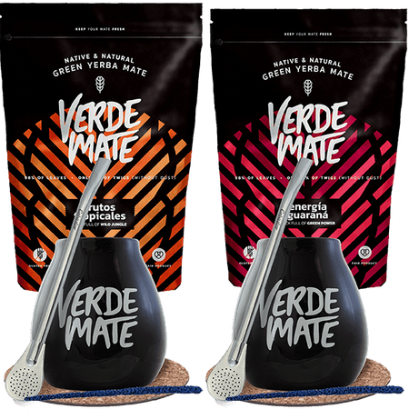 Zestaw Yerba Mate Bombilla Matero dla dwojga 1kg