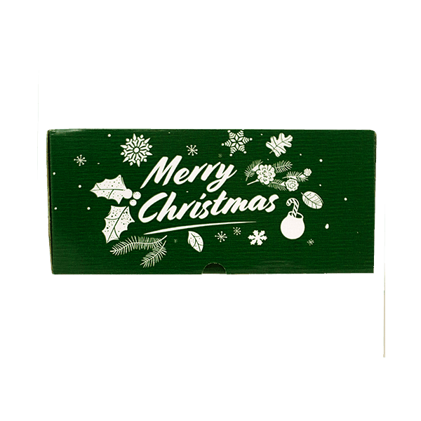 Świąteczne opakowanie prezentowe na yerba mate – zielone