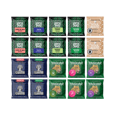 Yerba Mate MIX NAJLEPSZYCH GATUNKÓW Nativ 10x 100g