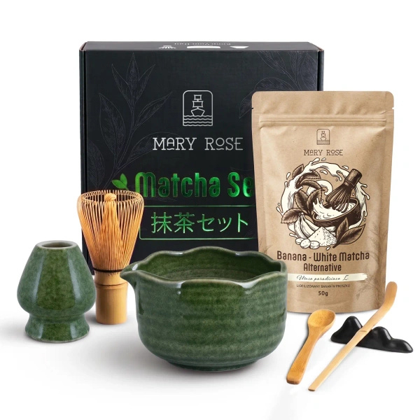 Zestaw prezentowy do przygotowania White Matcha - akcesoria Tonbo