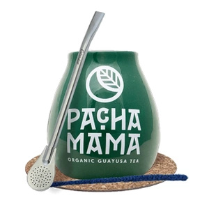 Zestaw Tykwa + Bombilla 19cm Yerba Mate Guayusa