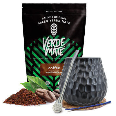 Zestaw Yerba Mate Verde Mate 500g 0,5kg Matero + Bombilla