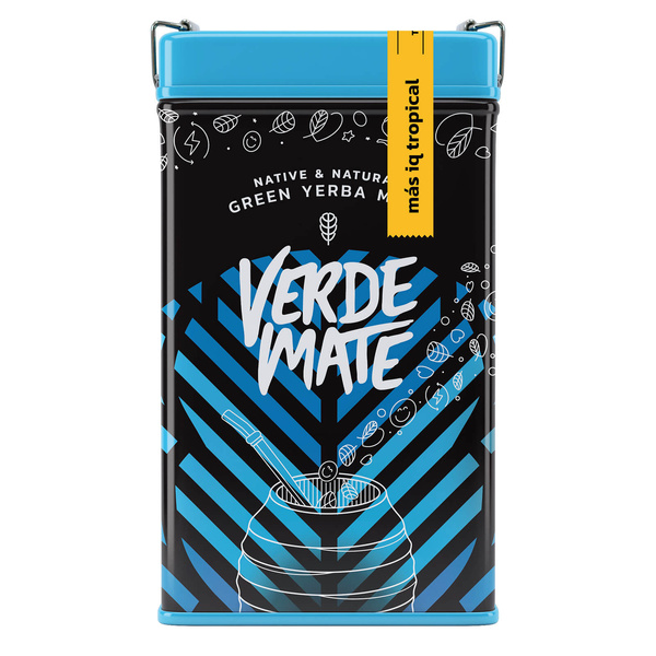 Yerbera – Puszka z Verde Mate Mas IQ Tropical 0,5kg 