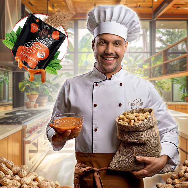 Zestaw 3x Masło Orzechowe w Proszku Nustino