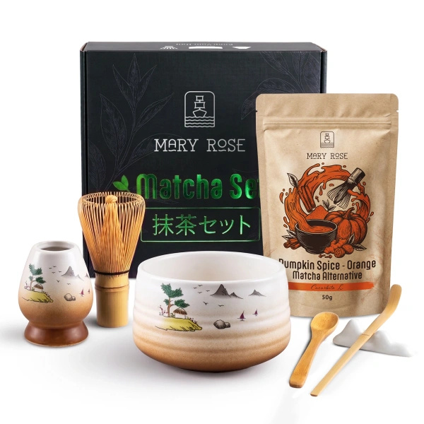 Zestaw prezentowy do przygotowania Orange Matcha