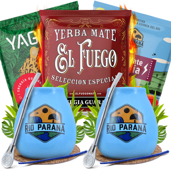 Zestaw Yerba Mate Energia DLA DWOJGA Matero Bombilla 