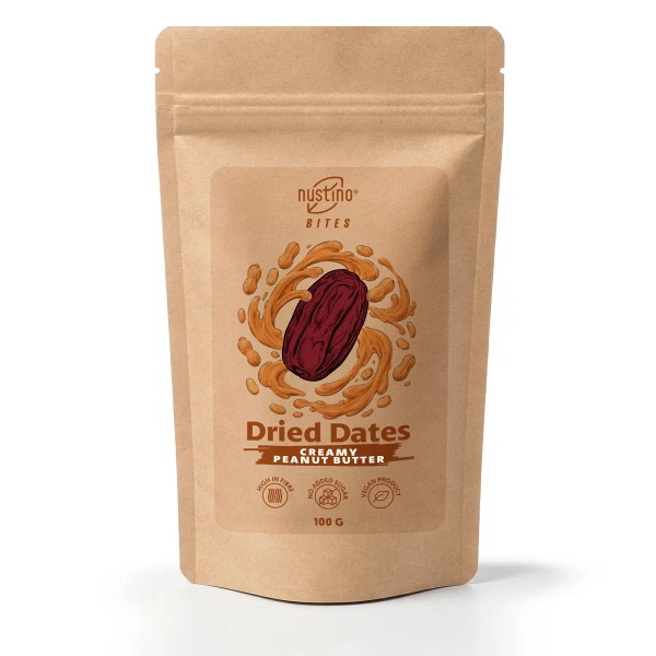 Nustino Bites – daktyle suszone – Creamy Peanut Butter 100 g