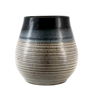 Matero Ceramiczne Niebla (czarno-szare) 350 ml – seria Crater