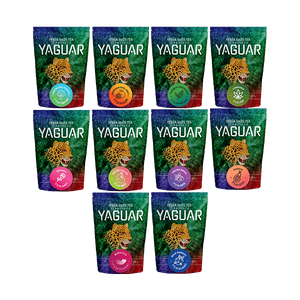 Mega Zestaw Yerba Mate Yaguar Owocowa 10x 0,5kg
