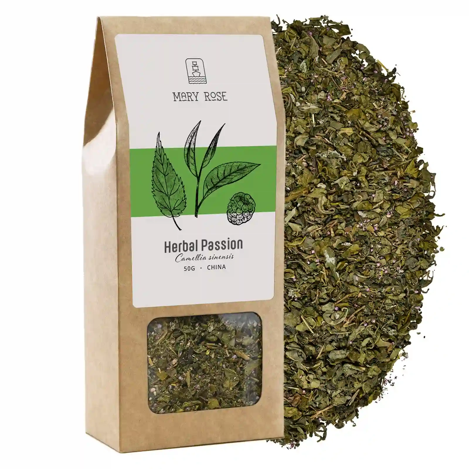Szczegóły herbaty Mary Rose Herbal Passion
