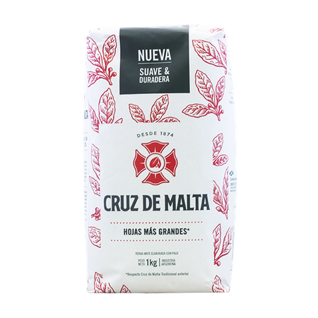 Yerba Mate Rosamonte 1kg + Cruz de Malta 1kg 2x1kg
