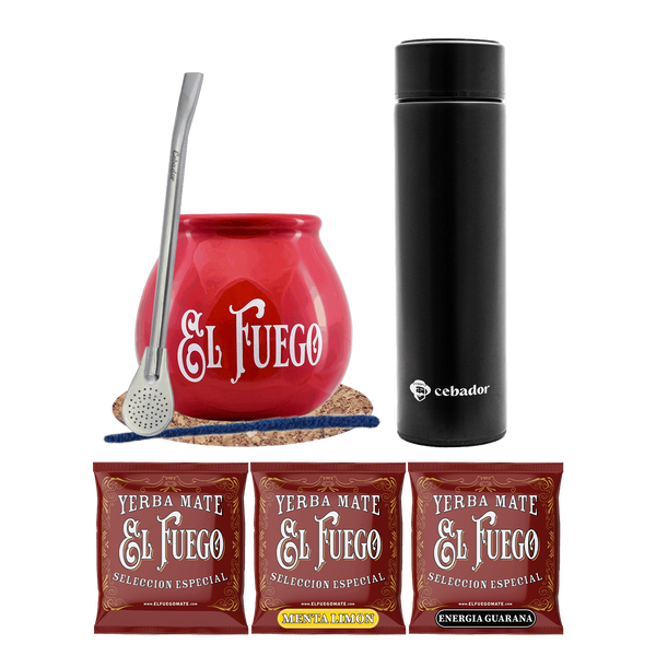 Zestaw startowy Yerba Mate 150g (3x50g) Termos
