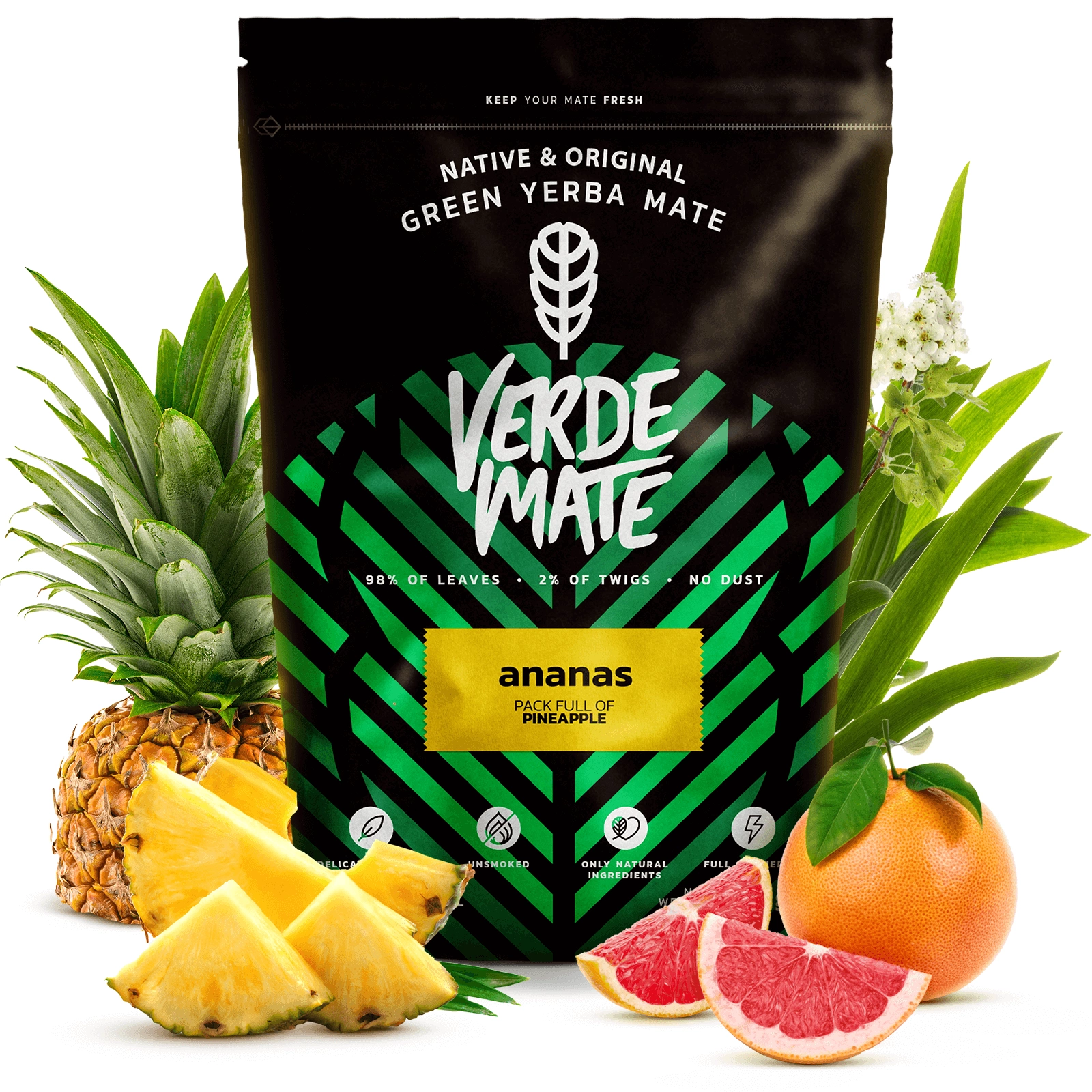 Verde Mate Green Ananas - Zbliżenie