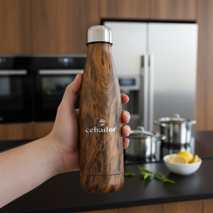 Butelka Termiczna Cebador 500 ml – kolor drewno