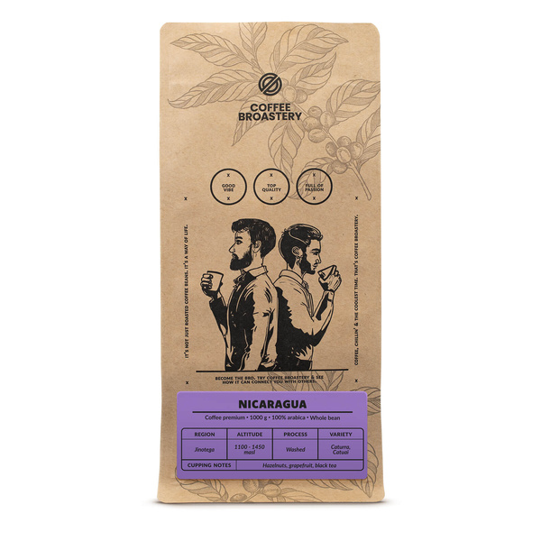Zestaw kawa Coffee Broastery Nicaragua Colibrí Azul + Brazil Guaxupe 2x1kg (2kg)