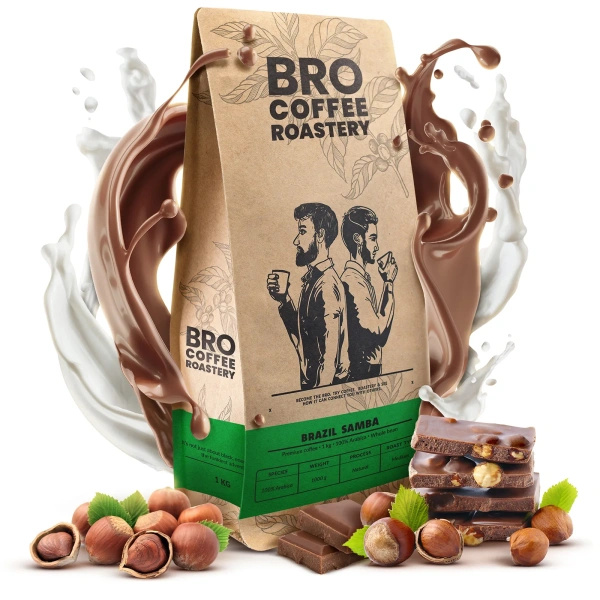 Zestaw kawa Bro Coffee Roastery Brazil Guaxupe + Brazil Samba 2x1kg (2kg)