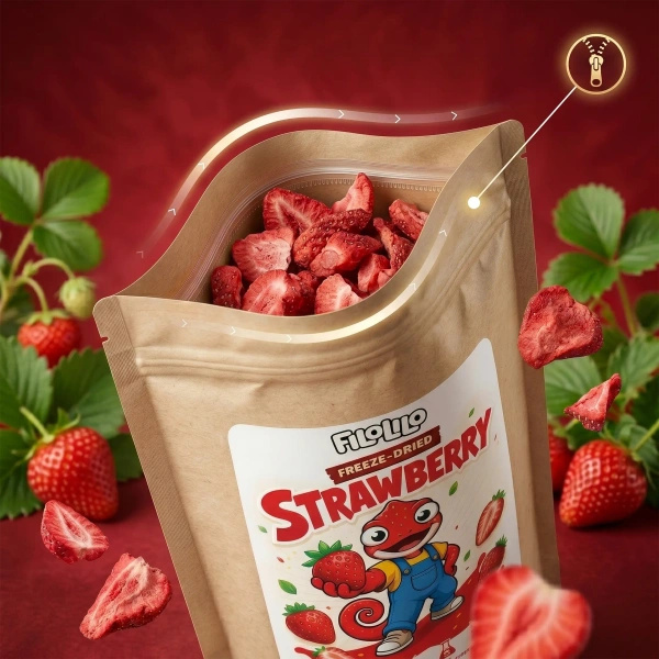 FiloLilo – Truskawka liofilizowana (plastry) 100 g