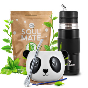 Zestaw Yerba Mate Soul Mate Elaborada 500g 0,5kg Yerbomos + Tykwa + Bombilla