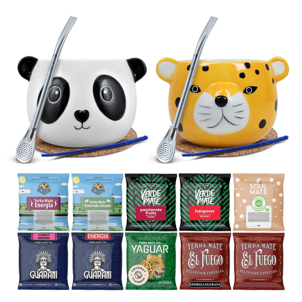 Zestaw Yerba Mate DLA DWOJGA Matero Bombilla 