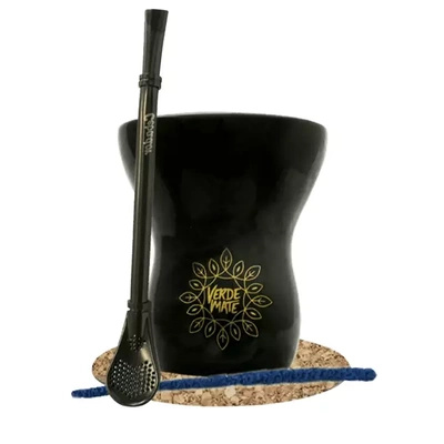 Zestaw Akcesoriów do Yerba Mate: Matero + Bombilla