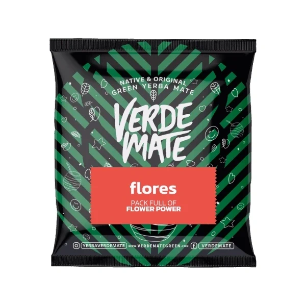 Verde Mate Green Flores - Zbliżenie