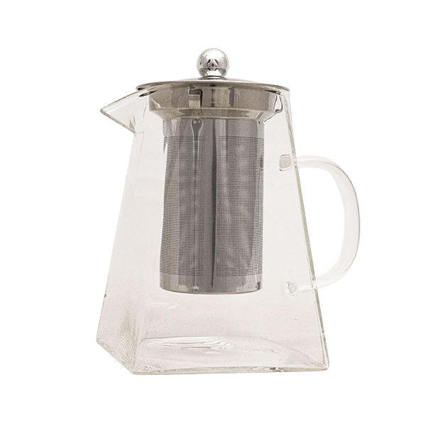 Szklany dzbanek z zaparzaczem 950 ml z naparem