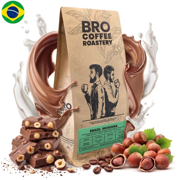 Bro Coffee Roastery – Kawa ziarnista Brazil Mogiana Premium 1 kg