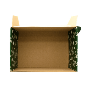 Świąteczne opakowanie prezentowe na yerba mate – zielone