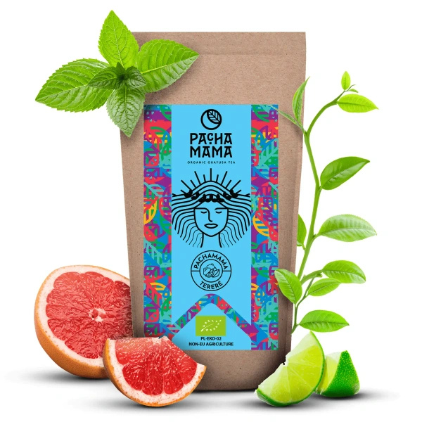 Zestaw Guayusa Pachamama Terere 100g akcesoria