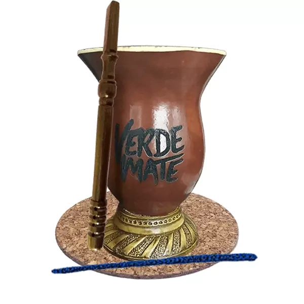 Zestaw Yerba Mate Matero Cuia Bombilla Palo Santo