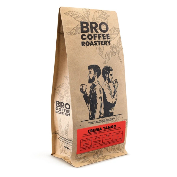 Bro Coffee Roastery – Kawa ziarnista Crema Tango 400 g