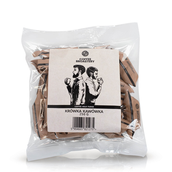 Zestaw prezentowy Bro Coffee Roastery: kawa Amico dall'Italia + krówki + kubek