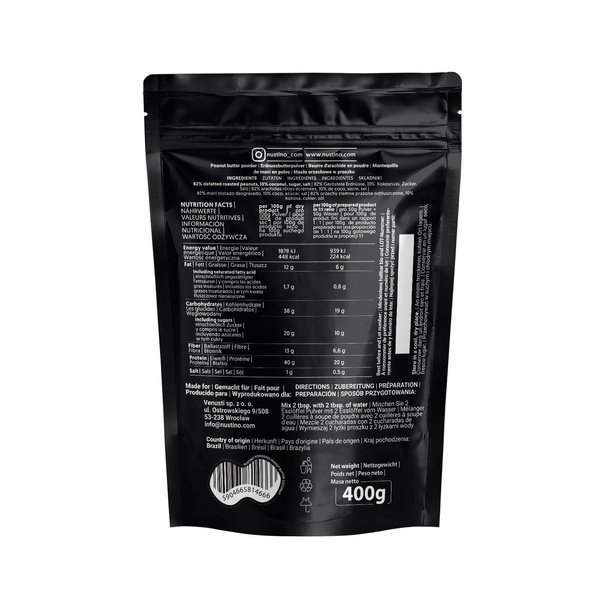 Nustino - Masło Orzechowe w Proszku - Kokos 400g