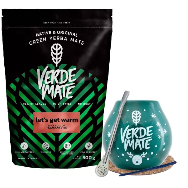 Zestaw Yerba Verde Mate Let's Get Warm zimowa 500g