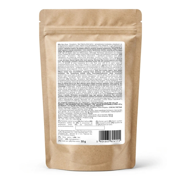 Mary Rose – Red Matcha Alternative – Truskawka (w proszku) 50 g