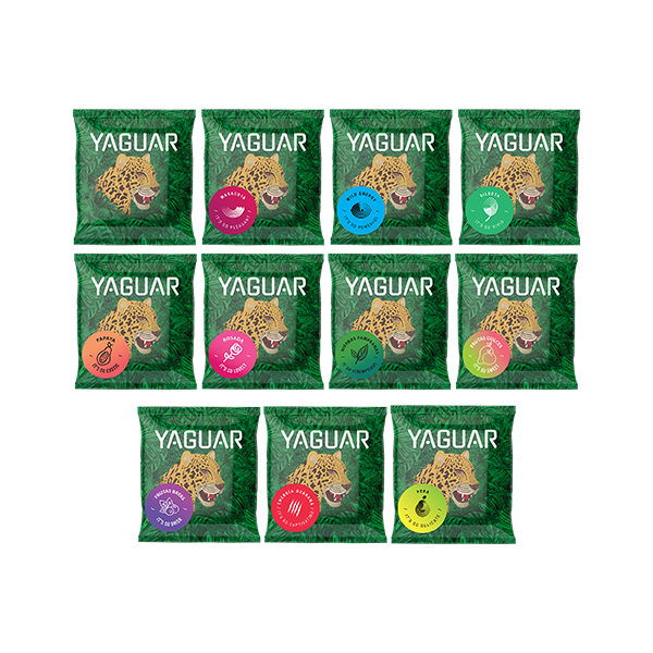 Zestaw Yerba Mate Yaguar 10 x 50 g + 50g