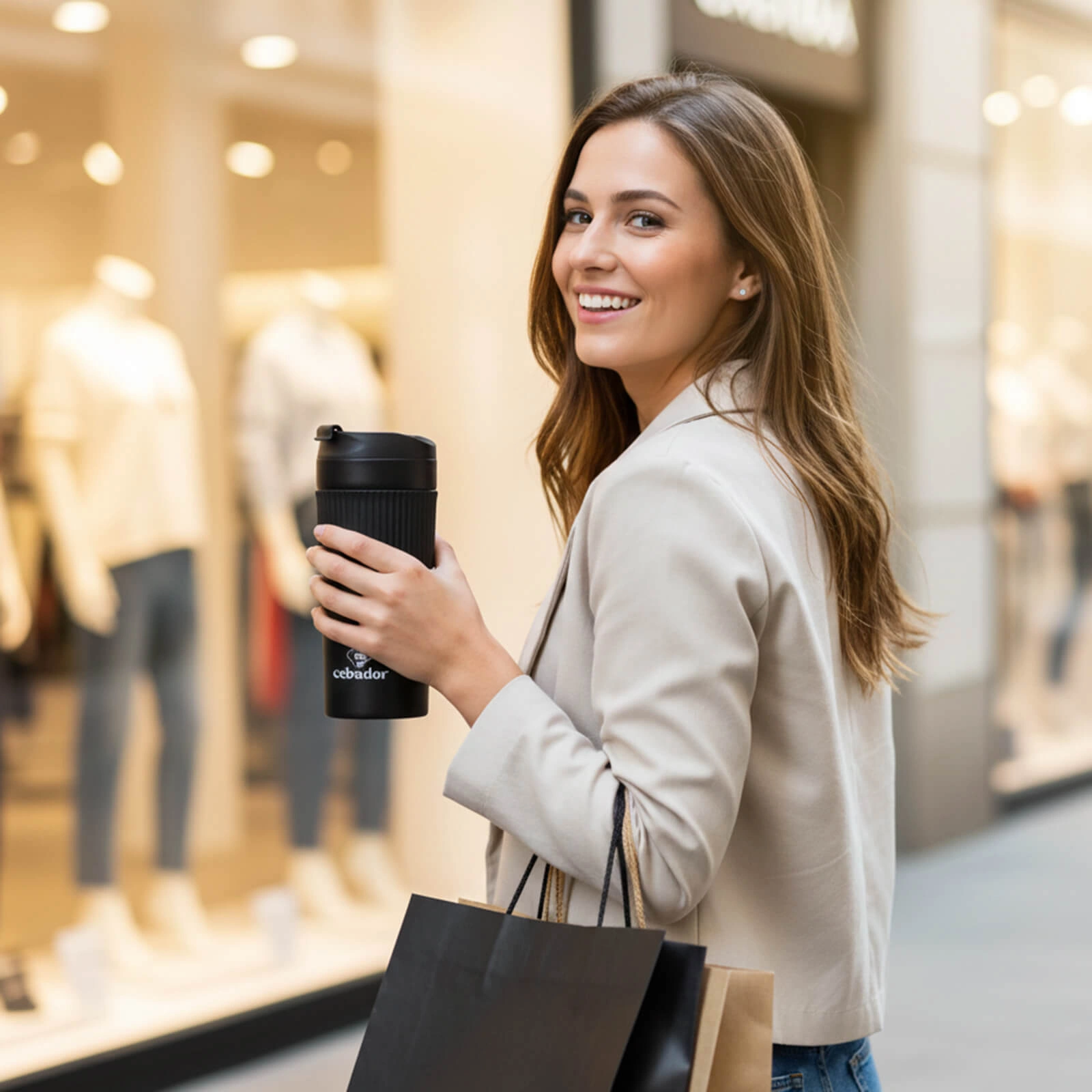 Kubek termiczny z French Pressem Cup Press