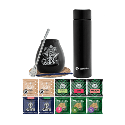 Zestaw Yerba Guarani Mate 500g Tykwa 10x50 termos