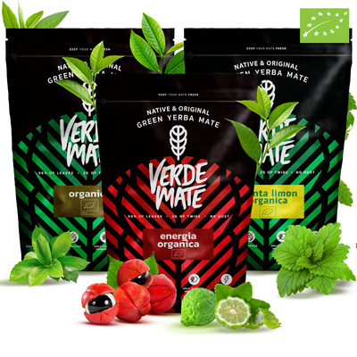 Zestaw Yerba Mate Verde Mate BIO 3x400g