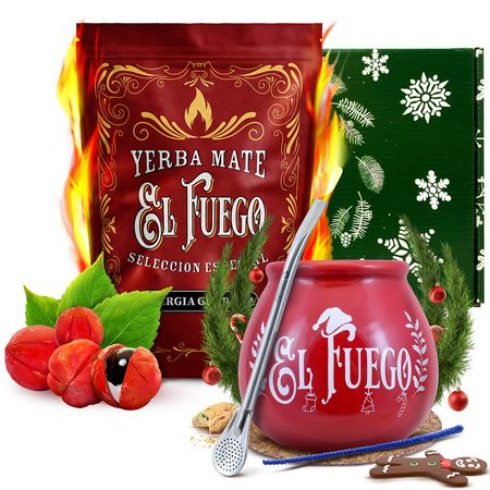 Zestaw Prezentowy Yerba Mate zimowy El Fuego Energia 0,5kg