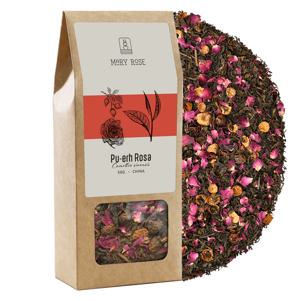 Mary Rose - Herbata Pu-erh Rosa - 50 g