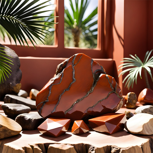 Zestaw naturalnych kamieni i kryształów - ezoteryka, joga, medytacja 7 szt. i kadzidzło